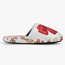 Load image into Gallery viewer, Classic Cotton Slippers 'Feliz Navidad'
