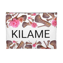 Load image into Gallery viewer, Accessory Pouch Tue 'Rose pink flower'