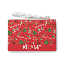 Load image into Gallery viewer, Clutch Bag Rossa 'Buon Natale'