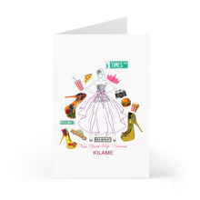 Load image into Gallery viewer, Greeting Cards (7 pcs) 'Pop Princess'
