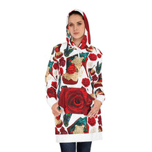 Load image into Gallery viewer, Women's Hoodie Dress 'Amore tricolore'