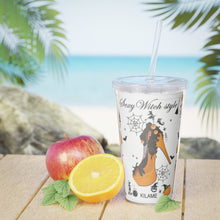 Load image into Gallery viewer, Plastic Tumbler with Straw 'Halloween'