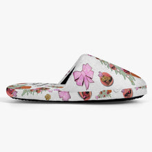 Load image into Gallery viewer, Classic Cotton Slippers 'Pink Christmas'