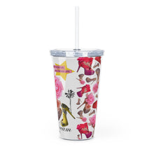 Load image into Gallery viewer, Plastic Tumbler with Straw 'Celebrity Status'