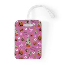 Load image into Gallery viewer, Bag Tag 'Pink Christmas'