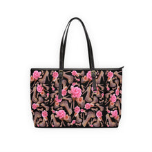 Load image into Gallery viewer, PU Leather Shoulder Bag 'Black Rose'