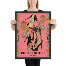 Load image into Gallery viewer, Framed poster 18"X24"'Rock Couture'