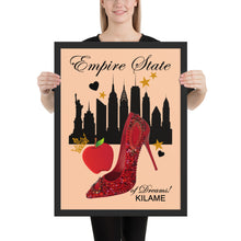 Load image into Gallery viewer, Framed poster 18"X24"'Empire State of dreams'