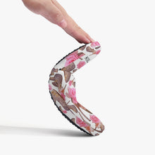 Load image into Gallery viewer, Classic Cotton Slippers 'Rose pink flower'