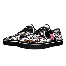 Load image into Gallery viewer, Skate Shoes - White/Black 'Pink gold sandals'
