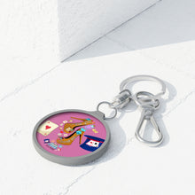 Load image into Gallery viewer, Keyring Tag 'Eat me drink me'