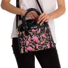 Load image into Gallery viewer, Shoulder Handbag 'Black Rose'