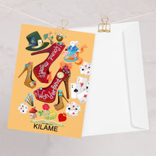 Load image into Gallery viewer, Greeting card 'Down the rabbit hole'