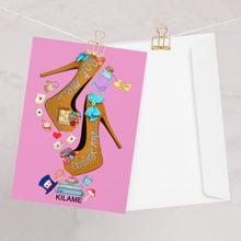 Load image into Gallery viewer, Greeting card 'Eat me drink me'