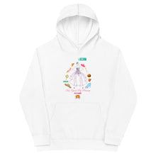 Load image into Gallery viewer, Kids fleece hoodie 'Pink Princess'