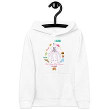 Load image into Gallery viewer, Kids fleece hoodie 'Pink Princess'