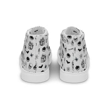 Load image into Gallery viewer, Men’s high top canvas shoes 'Skull'