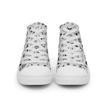 Load image into Gallery viewer, Men’s high top canvas shoes 'Skull'