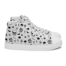 Load image into Gallery viewer, Men’s high top canvas shoes 'Skull'