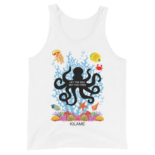 Load image into Gallery viewer, Unisex Tank Top 'Let the sea'
