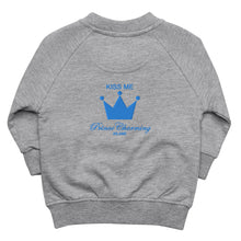 Load image into Gallery viewer, Baby Organic Bomber Jacket 'Prince Crown'
