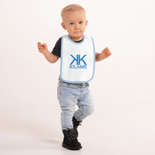 Load image into Gallery viewer, Embroidered Baby Bib 'Kilame logo'