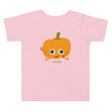 Load image into Gallery viewer, Toddler Short Sleeve Tee 'Little pumpkin'