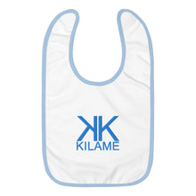 Load image into Gallery viewer, Embroidered Baby Bib 'Kilame logo'