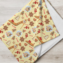 Load image into Gallery viewer, Throw Blanket 'Ginger bread shoes'