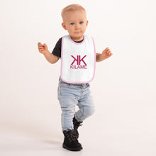 Load image into Gallery viewer, Embroidered Baby Bib 'Kilame logo'