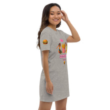 Load image into Gallery viewer, Organic cotton t-shirt dress 'Pop Princess'