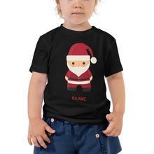 Load image into Gallery viewer, Toddler Short Sleeve Tee 'Baby Santa'