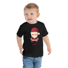 Load image into Gallery viewer, Toddler Short Sleeve Tee 'Baby Santa'