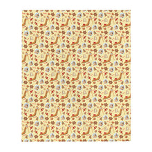 Load image into Gallery viewer, Throw Blanket 'Ginger bread shoes'