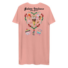 Load image into Gallery viewer, Organic cotton t-shirt dress 'Gelato Italiano'