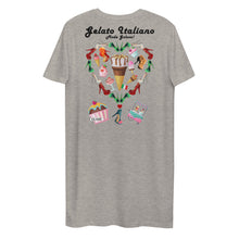 Load image into Gallery viewer, Organic cotton t-shirt dress 'Gelato Italiano'