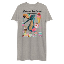 Load image into Gallery viewer, Organic cotton t-shirt dress 'Gelato Italiano'