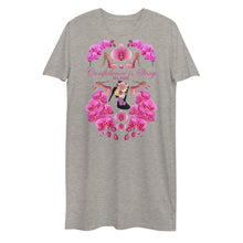 Load image into Gallery viewer, Organic cotton t-shirt dress 'Orchidee'