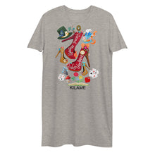 Load image into Gallery viewer, Organic cotton t-shirt dress 'White Rabbit'