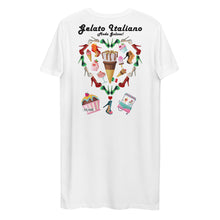 Load image into Gallery viewer, Organic cotton t-shirt dress 'Gelato Italiano'