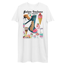 Load image into Gallery viewer, Organic cotton t-shirt dress 'Gelato Italiano'