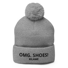 Load image into Gallery viewer, Pom-Pom Beanie 'OMG. Shoes!'