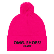 Load image into Gallery viewer, Pom-Pom Beanie 'OMG. Shoes!'