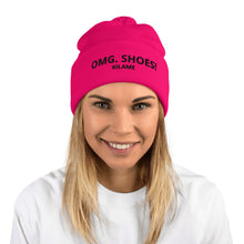 Load image into Gallery viewer, Pom-Pom Beanie 'OMG. Shoes!'