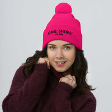 Load image into Gallery viewer, Pom-Pom Beanie 'OMG. Shoes!'