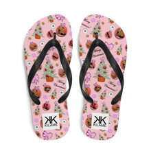 Load image into Gallery viewer, Flip-Flops 'Pink Christmas'