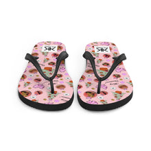Load image into Gallery viewer, Flip-Flops 'Pink Christmas'