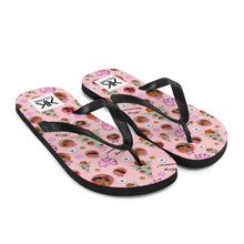 Load image into Gallery viewer, Flip-Flops 'Pink Christmas'
