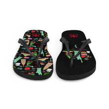 Load image into Gallery viewer, Flip-Flops 'Christmas in New York'