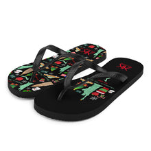 Load image into Gallery viewer, Flip-Flops 'Christmas in New York'